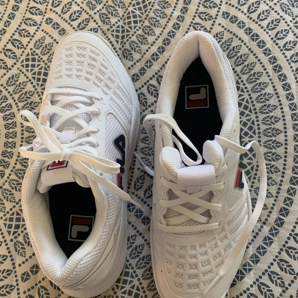Fila White Athletic Shoes